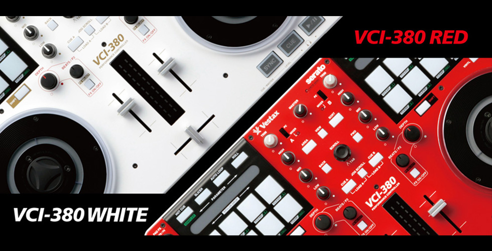 Vestax apresenta VCI380 Vermelha/Branca.
