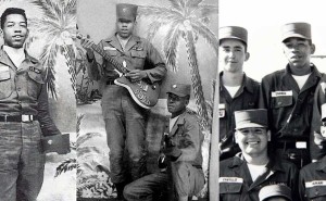 Jimi Hendrix when he was in the army