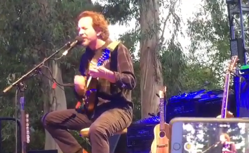 Eddie Vedder e The Who tocam juntos em concerto de caridade