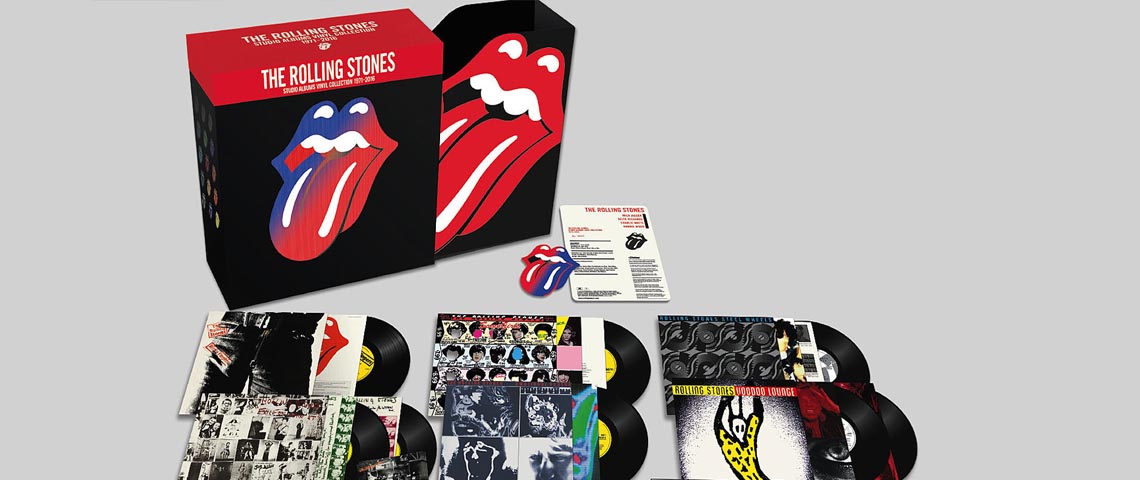 The Rolling Stones reeditam discografia de 1971 a 2016 em vinil
