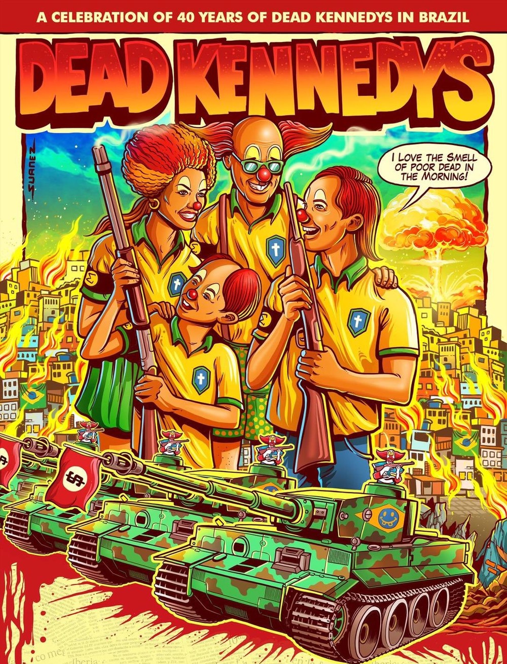 dead kennedys poster brasil polémico