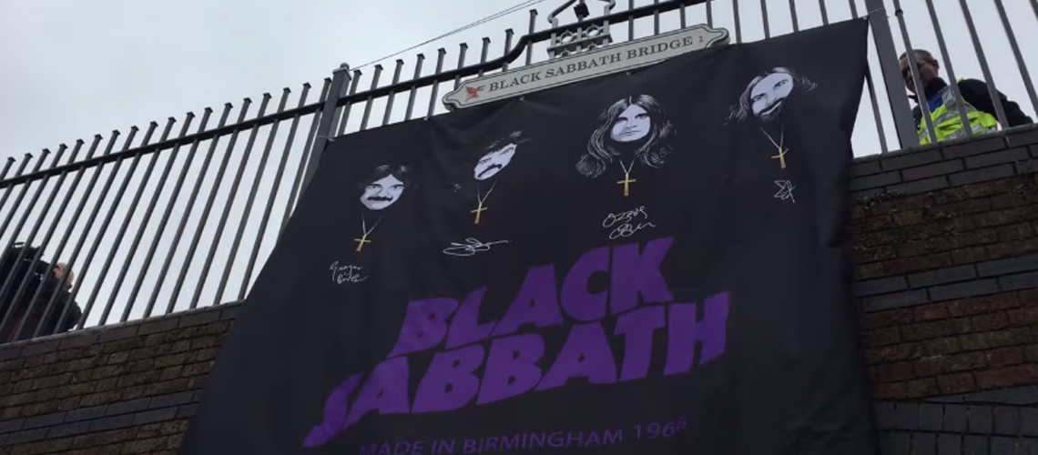 Geezer Butler e Tony Iommi inauguram a “Black Sabbath Bridge”