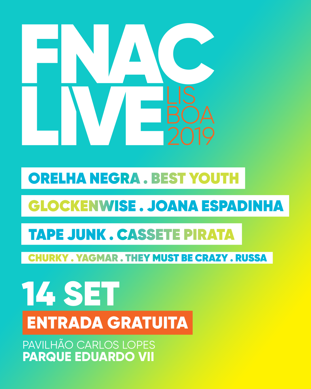 Cartaz FNACLive2019