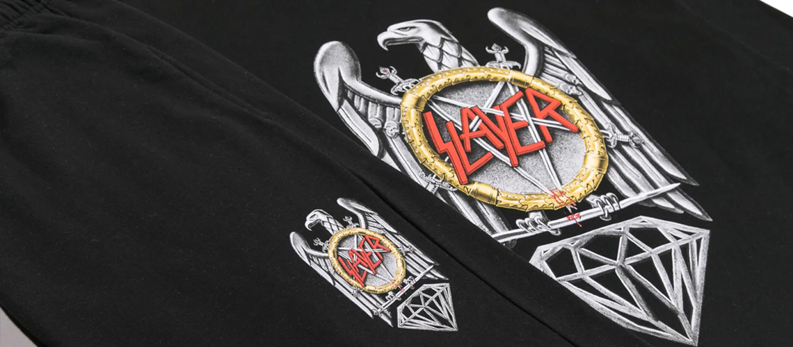 Slayer anunciam linha de roupa com a Diamond Supply Co.