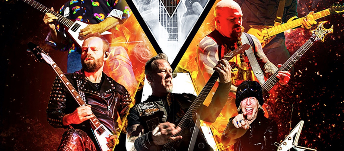 Metallica, Judas Priest, Megadeth e Slayer juntos em doc sobre Flying V