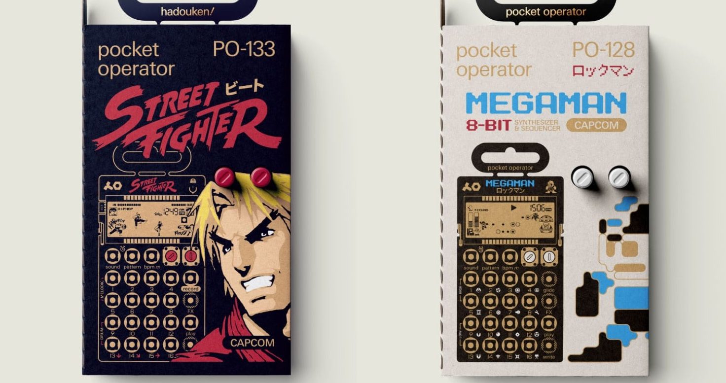 Novos Operadores De Bolso Arcade: Sampler Street Fighter E Sintetizador Mega Man