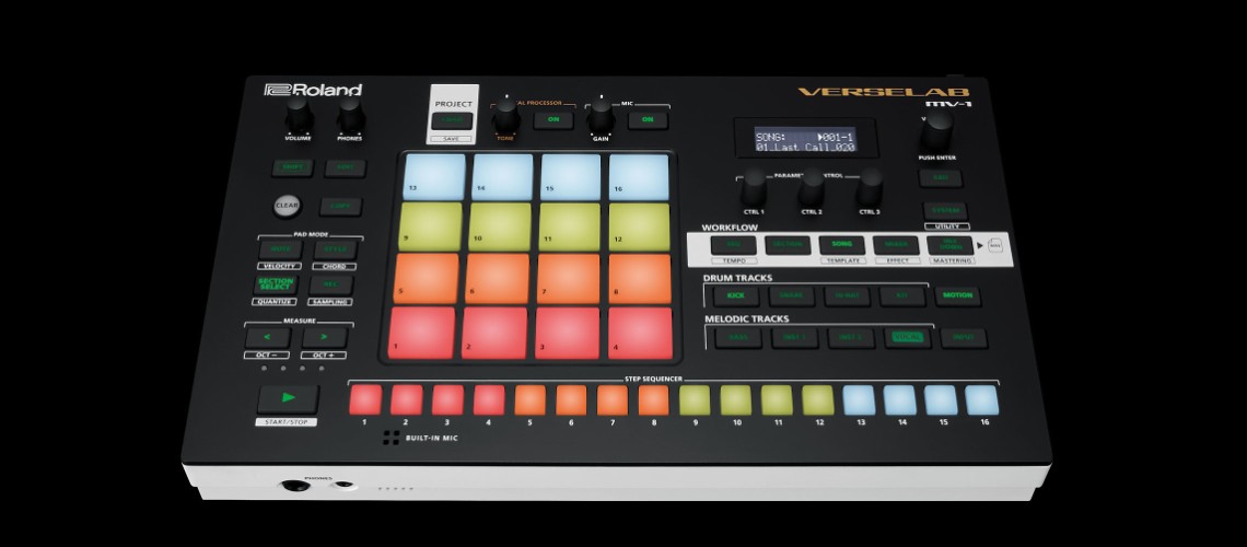Roland Verselab MV-1, Estúdio de Produção Musical Autónomo