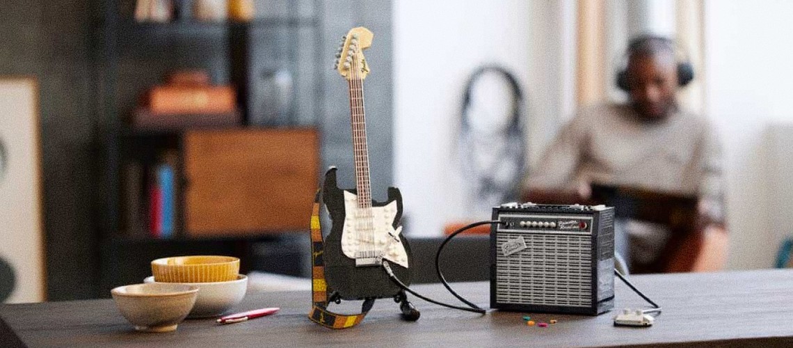 Kit LEGO Fender Stratocaster Já Está Disponível