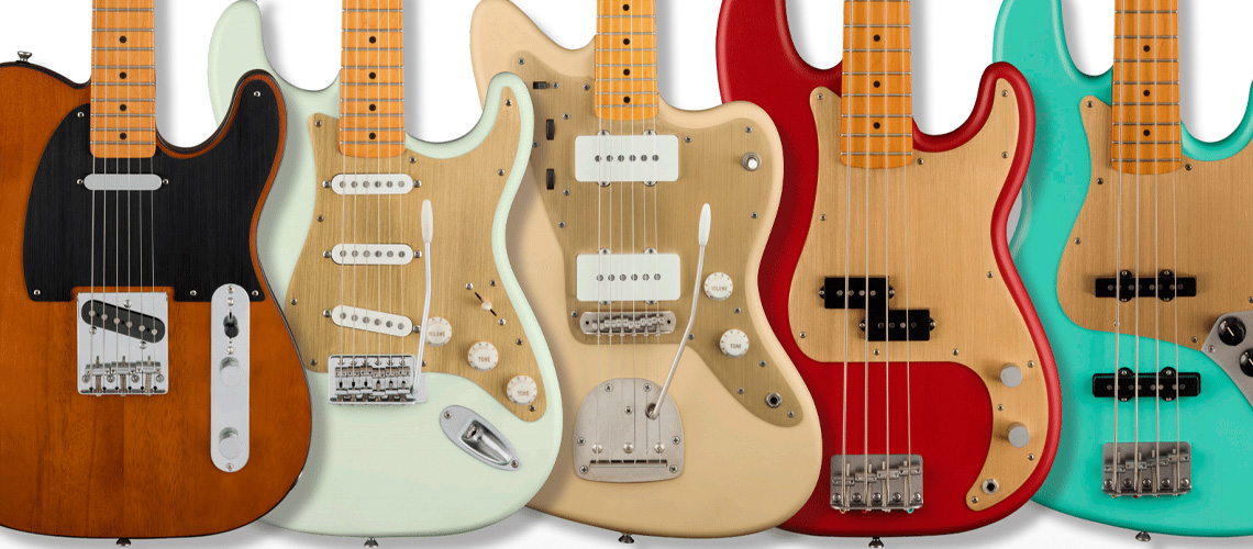 40 Anos de Fender Squier: 10 Novos Modelos Comemorativos