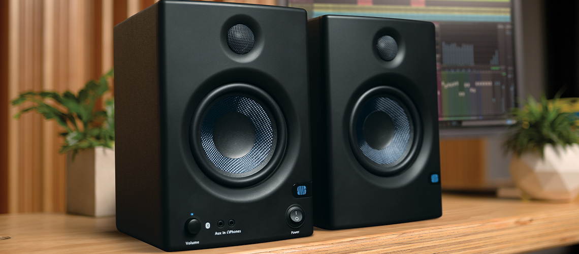 Os Acessíveis Monitores de Estúdio PreSonus ERIS E5 BT