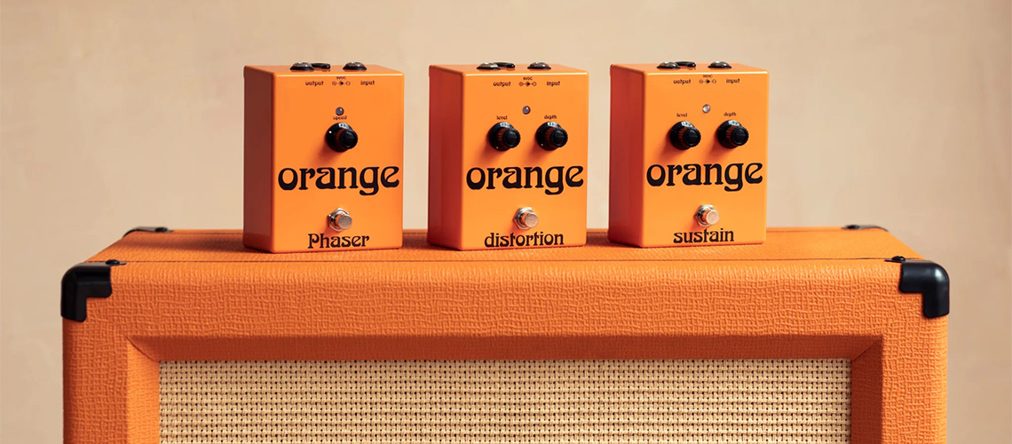 Orange Amps Re-Lança os Seus Pedais de Efeitos Retro dos Anos 70