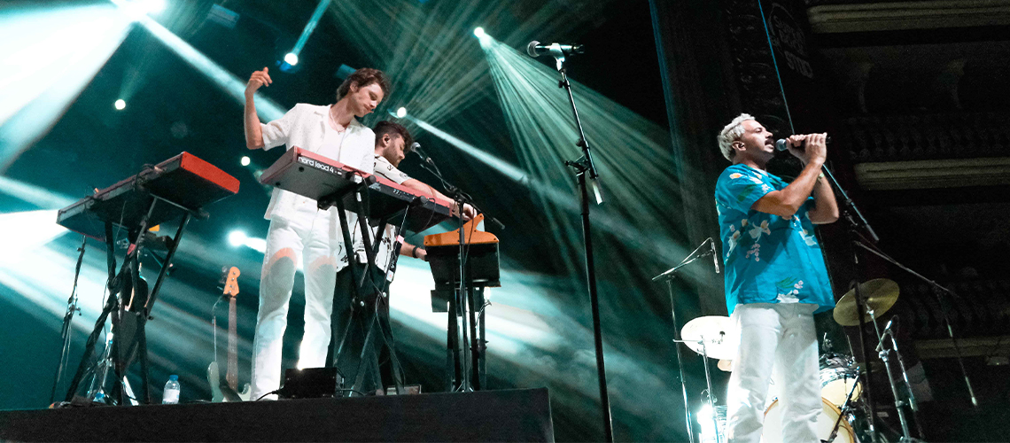 Fotoreportagem: O Electro-Pop dos Miami Horror no Super Bock em Stock