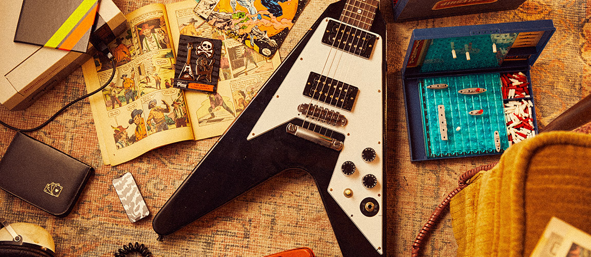 Gibson recria a 1979 Flying V de Kirk Hammett