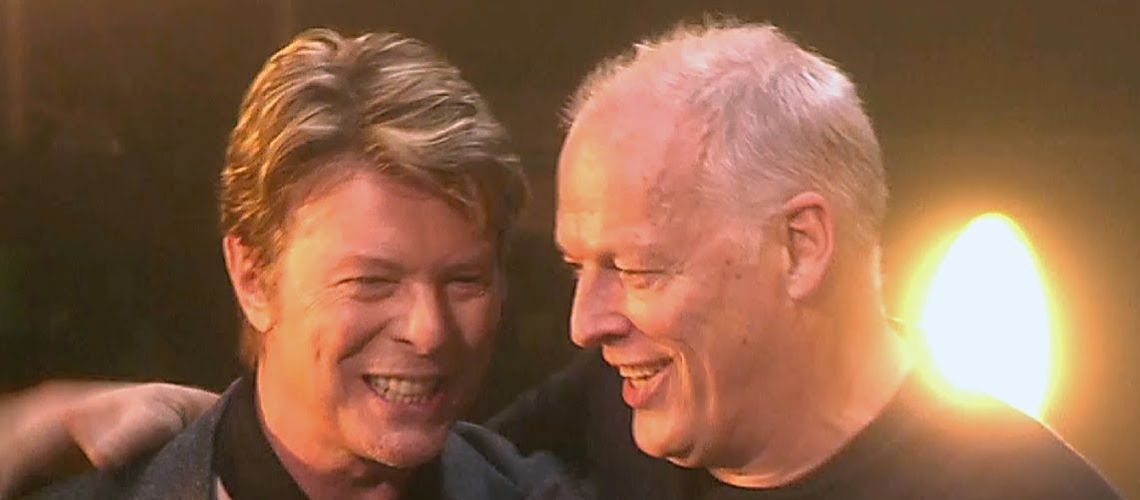 Máquina do Tempo: Quando David Bowie se juntou a Gilmour no Royal Albert Hall para tocar Pink Floyd