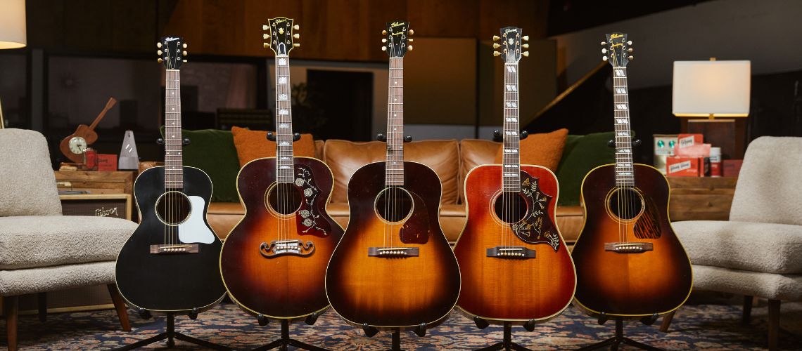 Gibson apresenta a primeira série de guitarras acústicas Murphy Lab Aged
