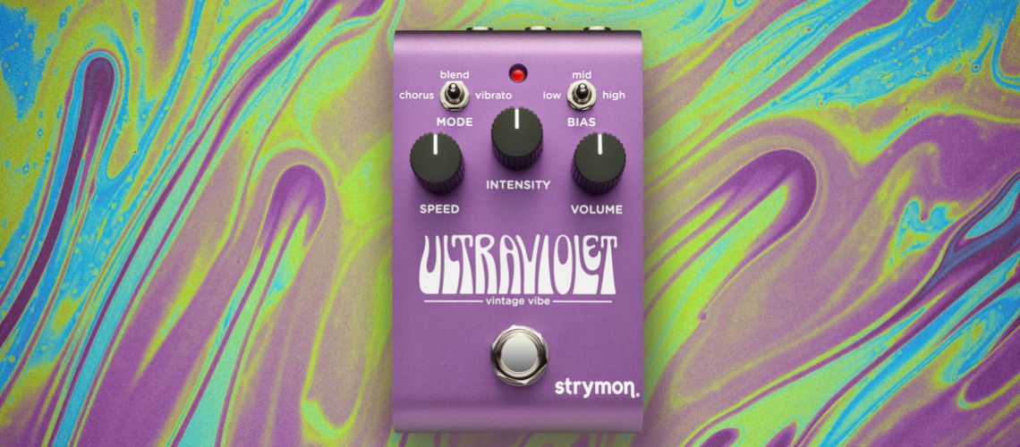 Strymon recria o som do icónico do Uni Vibe no seu novo pedal UltraViolet Vintage Vibe