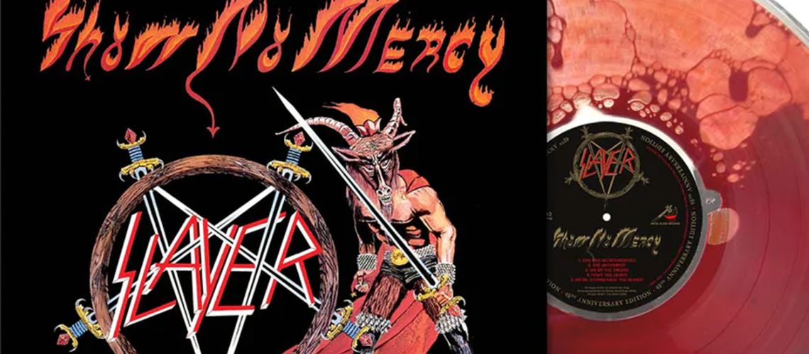 Slayer assinalam 40º aniversário de “Show No Mercy” com reedição em vinil com amostras de sangue