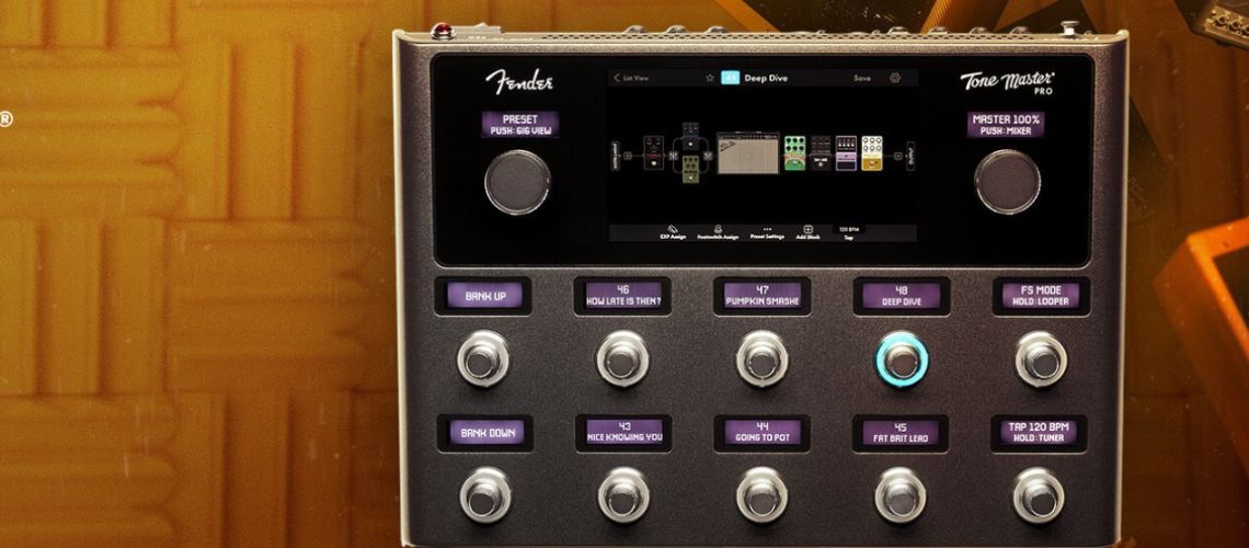 Fender anuncia novos updates ao firmware do Tone Master Pro