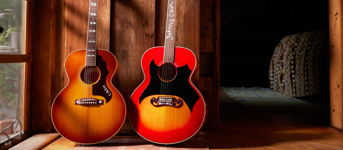 Gibson homenageia a família Cash com os modelos acústicos Johnny Cash SJ-200 e Rosanne Cash J-185