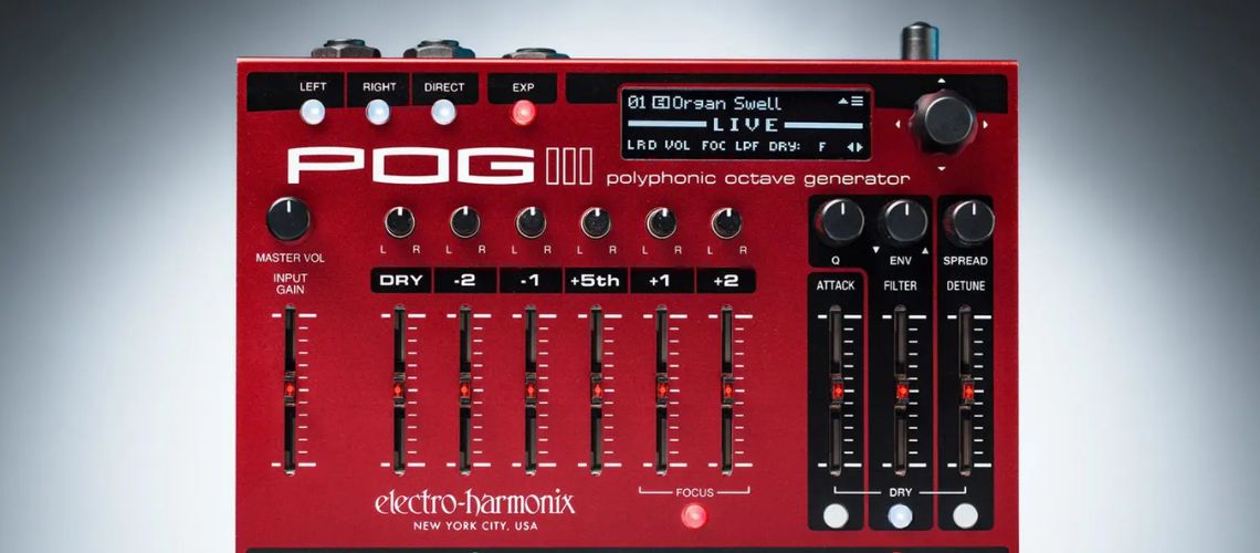 Electro-Harmonix apresenta o seu novo pedal polifónico POG3