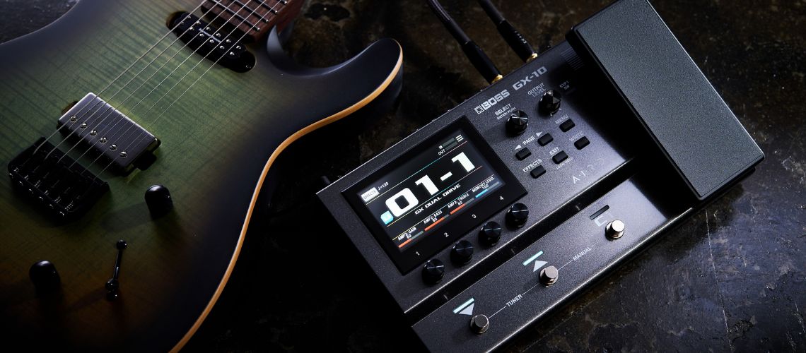 BOSS anuncia o processador de efeitos para guitarra GX-10